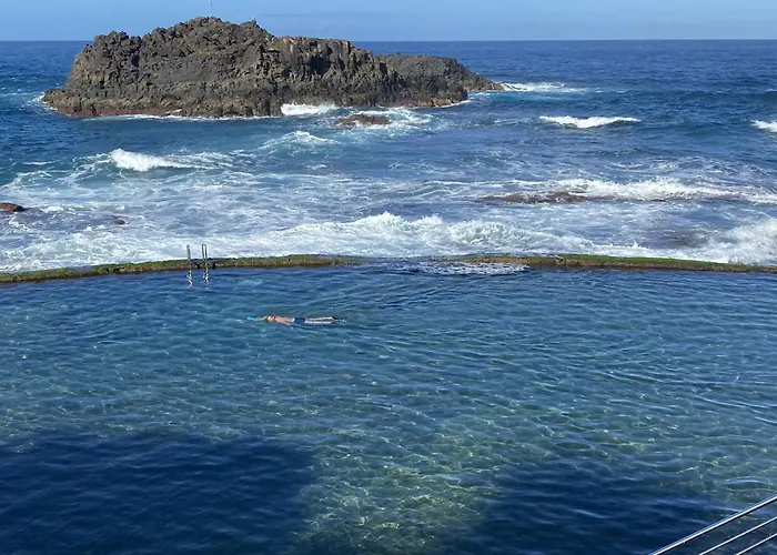 Lägenhet Manolo Pris, En El Mar, Teide Con Piscina Natural El Pris