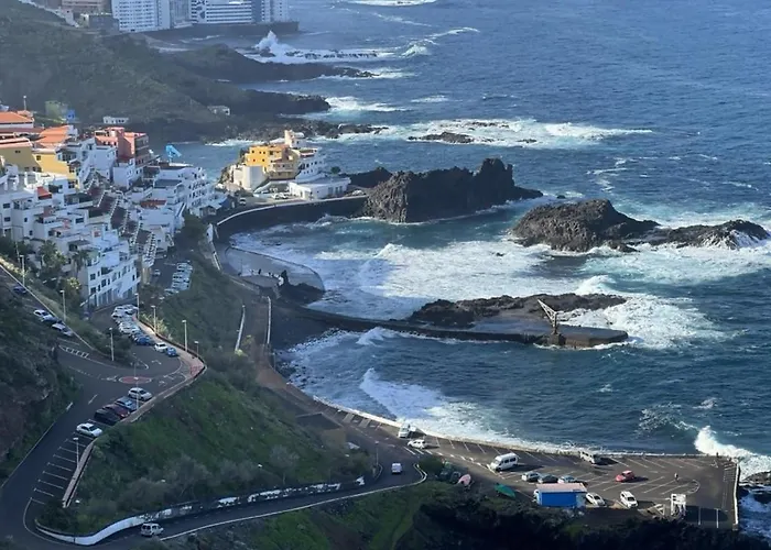 Manolo Pris, En El Mar, Teide Con Piscina Natural Lägenhet El Pris
